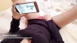 Porn Addiction - Little teeny Nepali sluts reaching orgasm watching porn