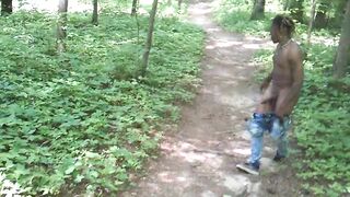 romp into the woods