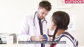 PornoAcademie - Alice Axx Beauty French School sluts Hard Anal And double penetration With Her Teachers - LETSDOEIT