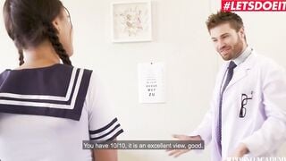 PornoAcademie - Alice Axx Beauty French School sluts Hard Anal And double penetration With Her Teachers - LETSDOEIT