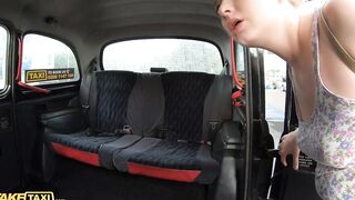 Fake Taxi Blonde Russian Takes Tour of London on Cabbie's Penis