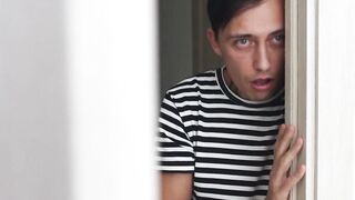 Cute 18 yo dark haired inside adorable slippers got plowed and covered inside cum by her boyfriend