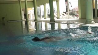Swimming pool mermaid sexiest Irina Russaka nude