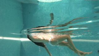 Swimming pool mermaid sexiest Irina Russaka nude