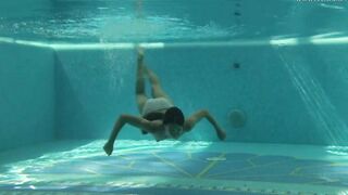 Swimming pool mermaid sexiest Irina Russaka nude