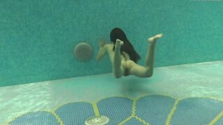 Swimming pool mermaid sexiest Irina Russaka nude