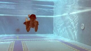 Swimming pool mermaid sexiest Irina Russaka nude