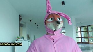 Happy Easter!!! hot Blonde Eighteen with Huge Natural Boobies Gets Her Asshole Hammered inside point of view