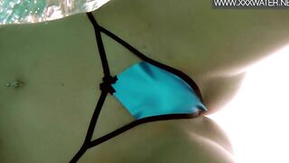 Swimming pool orgasms and masturbations by Minnie Manga