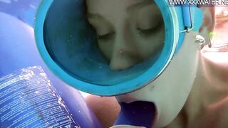 Swimming pool orgasms and masturbations by Minnie Manga