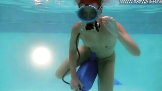 Swimming pool orgasms and masturbations by Minnie Manga