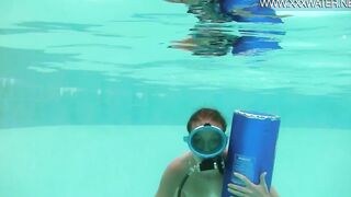 Swimming pool orgasms and masturbations by Minnie Manga