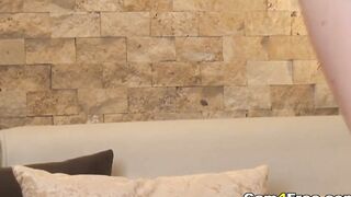 Long Melons Unshaved Twat live on camera