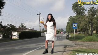 CarneDelMercado - Carmen Lara Beauty Hispanic Colombiana Blows And Fucks Like A Professional