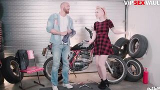 PinUpSex - Misha Cross Beauty Polish Blonde Passionate Cunt Pounded With Her Huge Penis Girlfriend