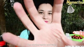 CarneDelMercado - Juliana Davila Hottie Hispanic Colombiana Dark Haired Gets Picked Up For A Quick Nailed - MAMACITAZ