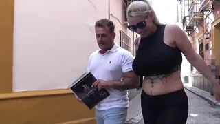 Candela X and her BIGGEST JUGS enjoy a round of rough sex