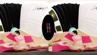 Oiled Stretching into VR Porn