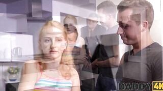 DADDY4K Into exchange for money boy permits lover to have sex with his dad