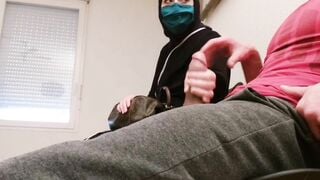 Pervert doctor slips a concealed camera into his waiting room, this muslim thot will be caught red-handed with empty French ball