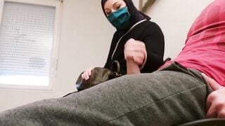 Pervert doctor slips a concealed camera into his waiting room, this muslim thot will be caught red-handed with empty French ball