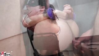 Handcuffed Hottie Deep Throat and Rough Anal after Spanking Long Butt