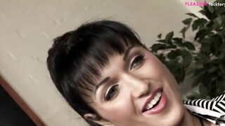 DARK HAIR PROFESSOR AND 4 BLONDES SCHOOLGIRLS STUDY PUSSY'S ANATOMY