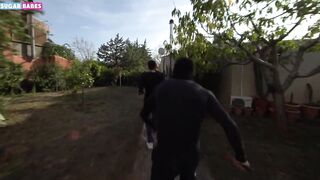 SUGARBABESTV : Greek long jugs dark haired dreams for group sex