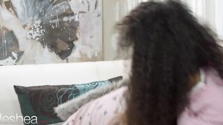 Lesbea African chick Romy Indy romantic sex with adorable huge melons Czech 18