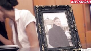BumsBuero - Coco Kiss Charming German Dark Hair Hardcore Interracial Office Sex - LETSDOEIT