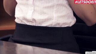 BumsBuero - Coco Kiss Charming German Dark Hair Hardcore Interracial Office Sex - LETSDOEIT