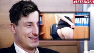 BumsBuero - Coco Kiss Charming German Dark Hair Hardcore Interracial Office Sex - LETSDOEIT