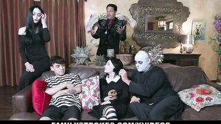 Family Massage - Costume Party Turns Inside Hardcore Banged Fest On Halloween Night