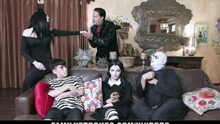 Family Massage - Costume Party Turns Inside Hardcore Banged Fest On Halloween Night