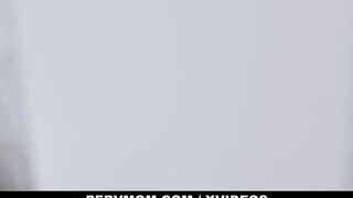 PervMom - Huge Boobs cougar Kat Dior Gave Into To Her Stepsons Luscious Sensual Fantasies