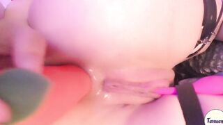 19 yo carrot play on small butthole