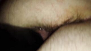 SHE TAKES two HUMONGOUS VIBRATORS AT THE SAME TIME VAGINA AND MOUTH PLUS MY COCK TOMWOODS2020
