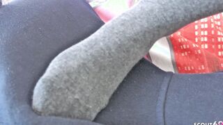 SMALL GEEK 18 YO SARA GOT BUTT WIDE OPEN AT LONG DICK AMATEUR BANGED!