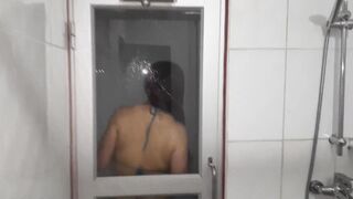 THE SEXUAL milf HOTTIE SHOWS HER SOAK FOOT WHEN GETTING OUT OF THE SAUNA