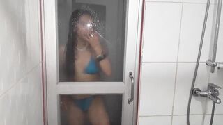 THE SEXUAL milf HOTTIE SHOWS HER SOAK FOOT WHEN GETTING OUT OF THE SAUNA