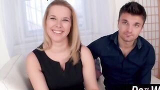 Blonde fiance gets boned with her hubby watching