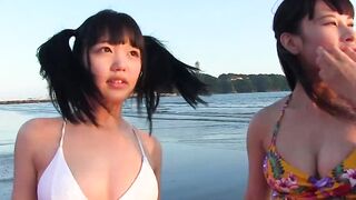 Huge Dick Pickup on the Beach - Bikini Gal gets Turned On and Jizzes and Ejaculates