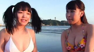 Huge Dick Pickup on the Beach - Bikini Gal gets Turned On and Jizzes and Ejaculates