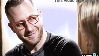 2 guys with similar interests sharing a long boobed BBW eighteen Eliza Eves