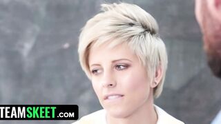 TeamSkeet - Virgin 18 Year Old Gets In Serious Naughty Education With Some Huge Fat Dick