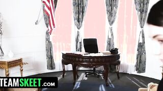 TeamSkeet - Virgin 18 Year Old Gets In Serious Naughty Education With Some Huge Fat Dick