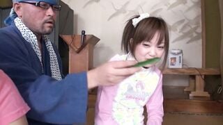 Perfect japanese barely legal got their bushy pussys banged! by group sex at daddy's house!