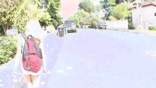 Fresh Teenie Love - Morgan barely legal blowing and fucking penis for