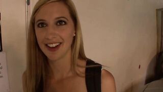 Fresh Teenie Love - Morgan barely legal blowing and fucking penis for