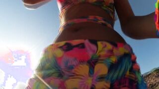 Outdoors Masturbation inside the Desert